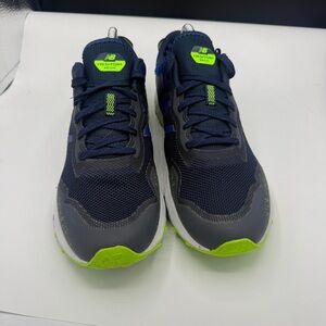 New Balance Blue Green Arishi Trail Lace Up Outdoor Sneakers Shoes